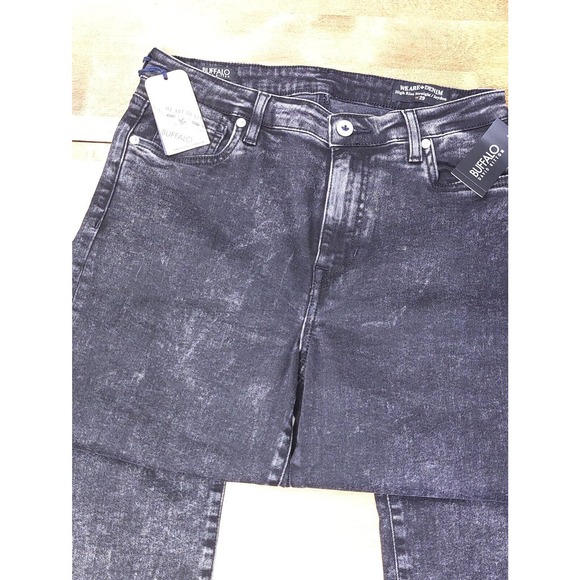 Buffalo David Bitton | Black Jayden High-Rise Straight-Cut Jeans - Women Size 29 - Picture 5 of 10